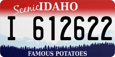 ID license plate I612622
