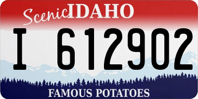ID license plate I612902