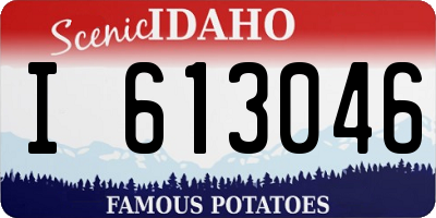 ID license plate I613046