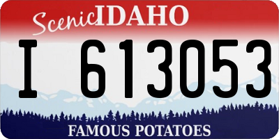 ID license plate I613053