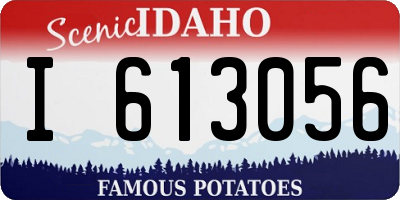 ID license plate I613056