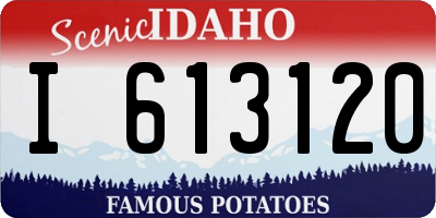 ID license plate I613120