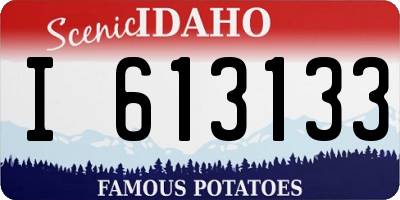 ID license plate I613133