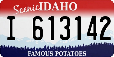 ID license plate I613142