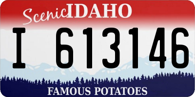 ID license plate I613146