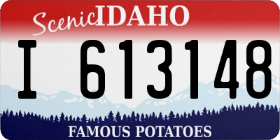 ID license plate I613148