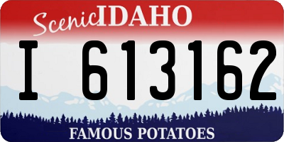 ID license plate I613162