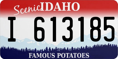 ID license plate I613185