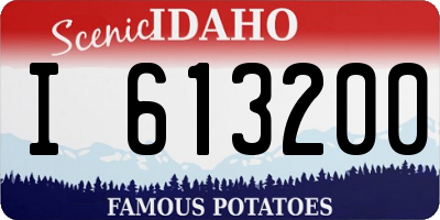 ID license plate I613200
