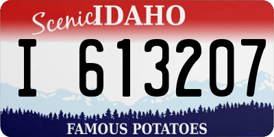 ID license plate I613207