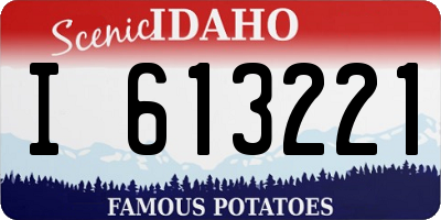 ID license plate I613221