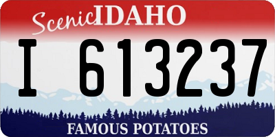 ID license plate I613237