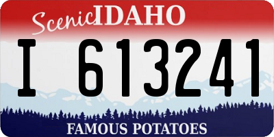 ID license plate I613241