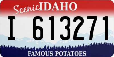 ID license plate I613271