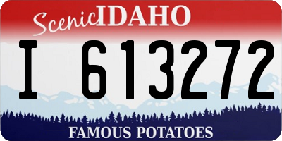 ID license plate I613272