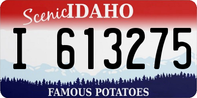 ID license plate I613275