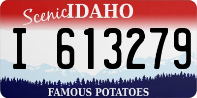 ID license plate I613279