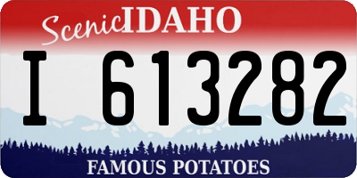 ID license plate I613282