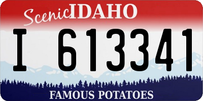 ID license plate I613341