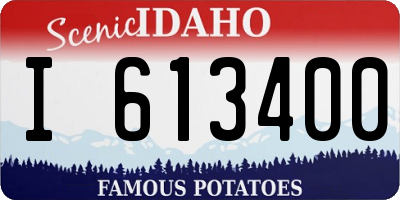 ID license plate I613400