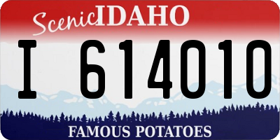 ID license plate I614010
