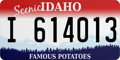ID license plate I614013