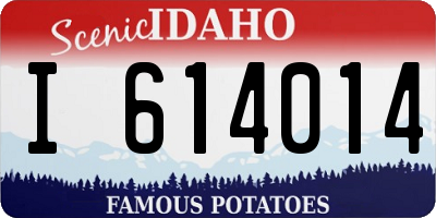 ID license plate I614014