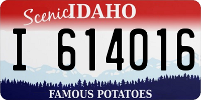 ID license plate I614016