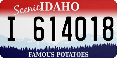ID license plate I614018