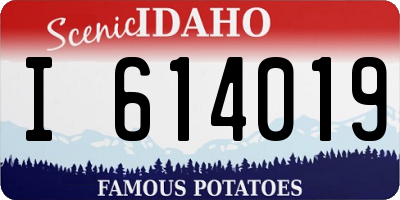 ID license plate I614019