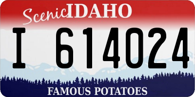 ID license plate I614024