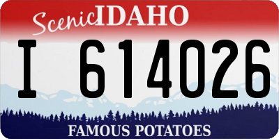 ID license plate I614026