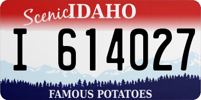 ID license plate I614027