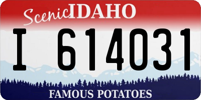 ID license plate I614031