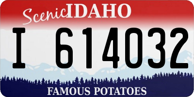 ID license plate I614032