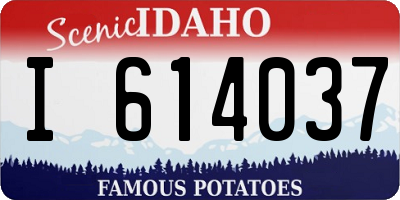 ID license plate I614037