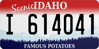 ID license plate I614041
