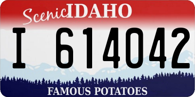ID license plate I614042