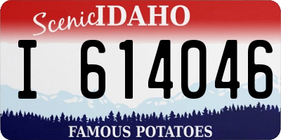 ID license plate I614046