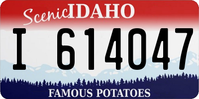 ID license plate I614047