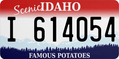 ID license plate I614054