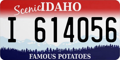 ID license plate I614056