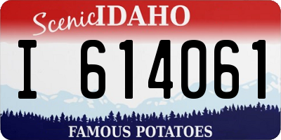 ID license plate I614061