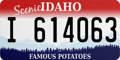 ID license plate I614063