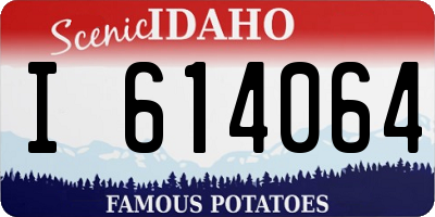 ID license plate I614064
