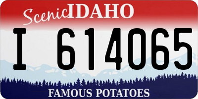 ID license plate I614065