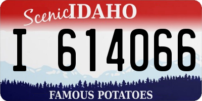 ID license plate I614066