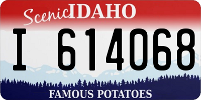 ID license plate I614068