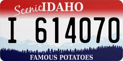 ID license plate I614070