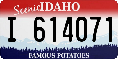 ID license plate I614071